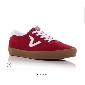 Vans Sport Low Top Track Sport Red Sneakers